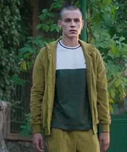 Elite S03 Arón Piper Green Fleece Bomber Jacket