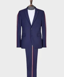 Elite S03 Miguel Bernardeau Navy Blue Suit