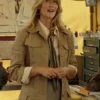Ellie Sattler Jurassic World Dominion Cotton Brown Long Coat