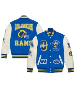 Elliott Los Angeles Rams Full-Snap Varsity Jacket
