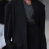 Elsa Hosk Oversized Black Blazer