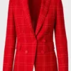 Elsbeth 2024 Carrie Preston Plaid Blazer