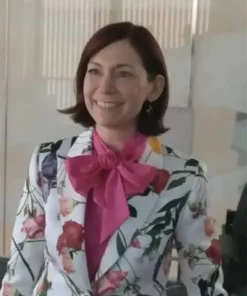 Elsbeth 2024 Carrie Preston White Blazer