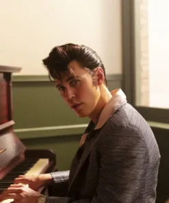 Elvis Austin Butler Grey Suiting Blazer Coat