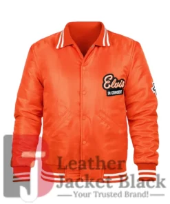 Elvis In Concert Varsity Bomber Jacket