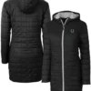 Emilia Indianapolis Colts Black Puffer Coat