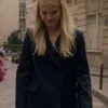Emilly In Paris Camille Razat Black Coat