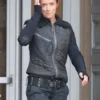 Emily Blunt Edge Of Tomorrow Sergeant Rita Black Jacket