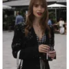Emily Cooper Emily in Paris S03 Black Blazer Jacket