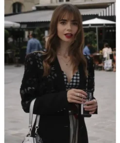 Emily Cooper Emily in Paris S03 Black Blazer Jacket
