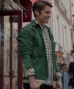 Emily In Paris Gabriel Green Cotton Jacket