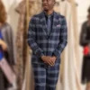 Emily In Paris Julien Checked Full Suit