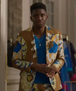 Emily In Paris Samuel Arnold S03 Floral Print Suit