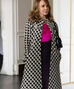 Emily In Paris Sylvie Long Shining Trench Coat