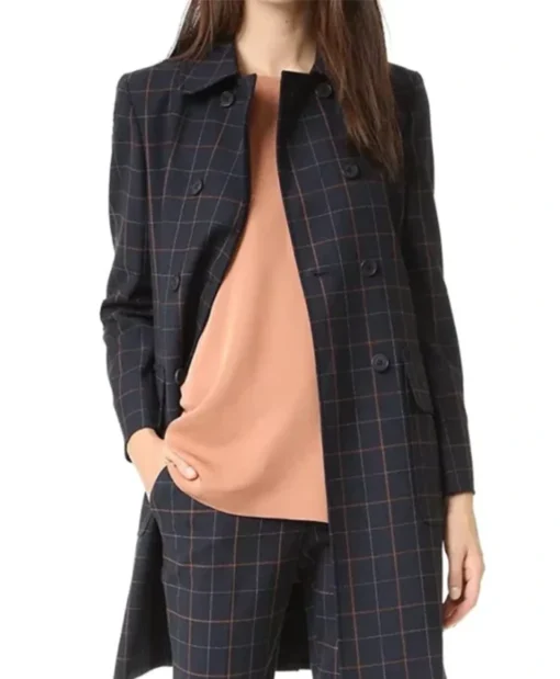 Emily Rhodes Designated Survivor S03 Check Coat