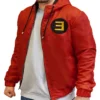 Eminem Houdini Song Red Hooded Jacket For Sale