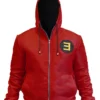Eminem Houdini Song Red Hooded Jacket Men And Women