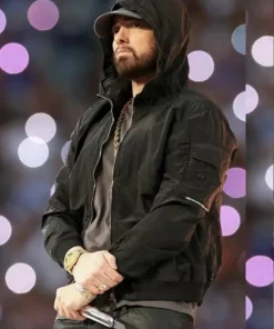Eminem Super Bowl Pepsi LVI Halftime Black Hoodie