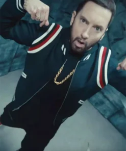Eminem’s Godzilla Blue Bomber Jacket