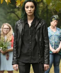 Emma Dumont The Gifted Black Leather Jacket