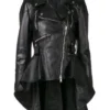 Emmy Raver Lampman The Umbrella Academy Allison Hargreeves Black Leather Jacket