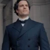 Enola Holmes Henry Cavill Blue Double-Breasted Coat