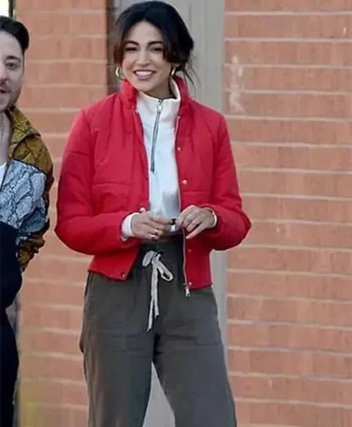 Erin Croft Brassic S03 Puffer Red Jacket