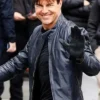 Ethan Hunt Mission Impossible Real Black Leather Jacket