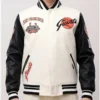 Eva G Retro Classic Rib San Francisco Giants Off-White Varsity Jacket