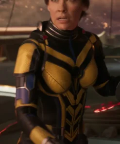 Evangeline Lilly Hope Ant-Man and the Wasp Quantumania New Yellow Costume Jacket