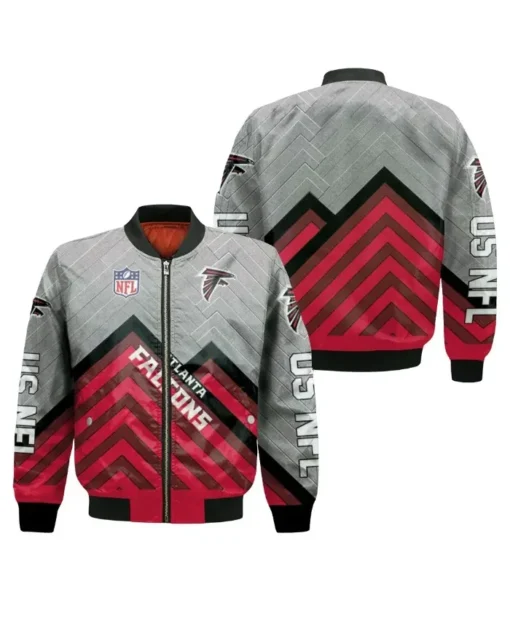 Ewan Atlanta Falcons 3D Jersey Bomber Jacket