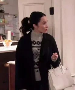 Extended Family 2024 Abigail Spencer Black Coat