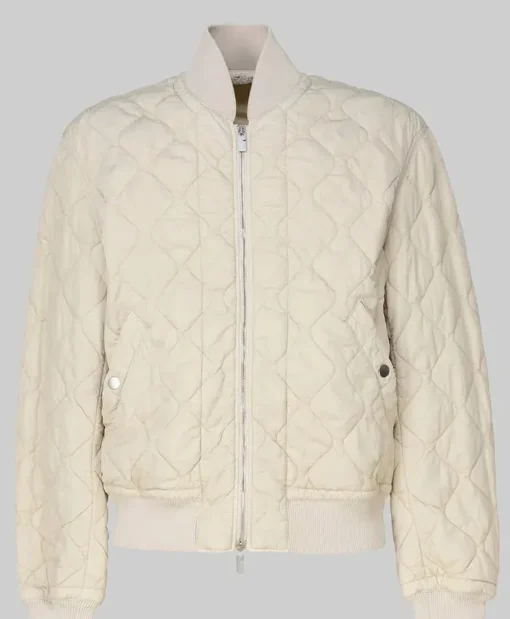 F1 British Grand Prix Brad Pitt Quilted Vintage Bomber Jacket For Unisex
