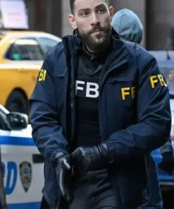 FBI Atibon Nazaire Blue Jacket