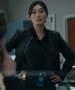 FBI Catherine Haena Kim Black Bomber Jacket