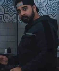 FBI Gopal Lalwani Black Hooded Jacket