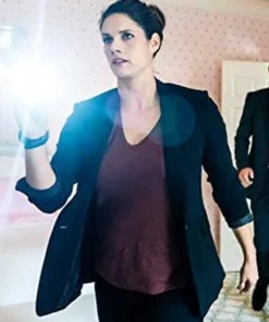 FBI Missy Peregrym Navy Blue Blazer