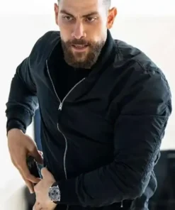 FBI Zeeko Zaki Black Bomber Jacket