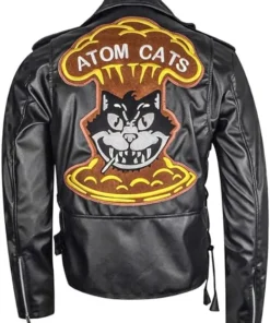 Fallout 4 Atom Cats Black Leather Gaming Jacket