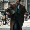 Fantastic Beasts 2 Dan Fogler Brown Wool Long Coat