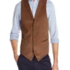 Fantastic Beasts Eddie Redmayne Brown Wool Vest
