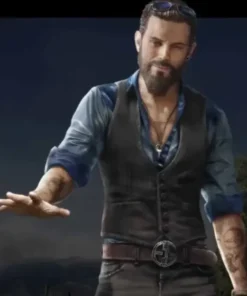 Far Cry 5 John Seed Dark Grey V Neck Vest