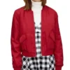 Fate The Winx Saga Musa Cotton Red Bomber Jacket