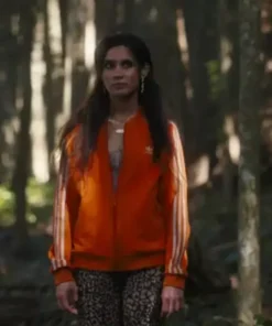 Fatin Jadmani The Wilds Orange Fleece Jacket