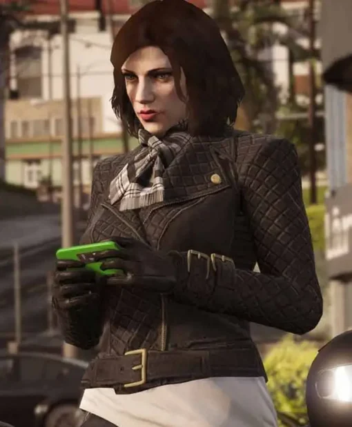 Female Protagonist GTA 6 Leather Jacket