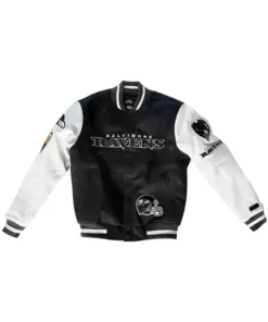 Ferdy Baltimore Ravens NFL Varsity Jacket With Patches Black