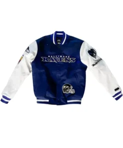 Ferdy Baltimore Ravens NFL Varsity Jacket With Patches Blue