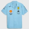 Ferrari Racing Miami Grand Prix Blue Shirt On Sale