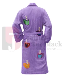 Purple Fight Club 1999 Tyler Durden Bath Robe