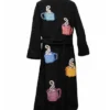 Fight Club 1999 Tyler Durden Black Robe Coat